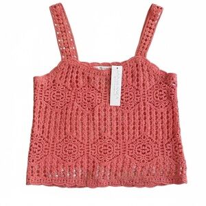 La Blanca Coral Crochet Lace Camisole